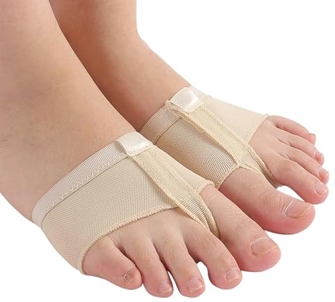 CVNRCLP 1 Pair Kids Ballet Foot Thongs - Breathable Half Sole Paw Shoes for Comfortable Dance Performance