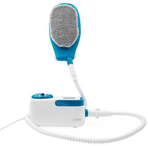 LIVINGTON SteamTouch - Ergonomischer Handdampfreiniger - Dampfreiniger - Entfernt Schmutz mit der Kraft von Dampf - Gegen Gerüche, Keime, Bakterien & Viren