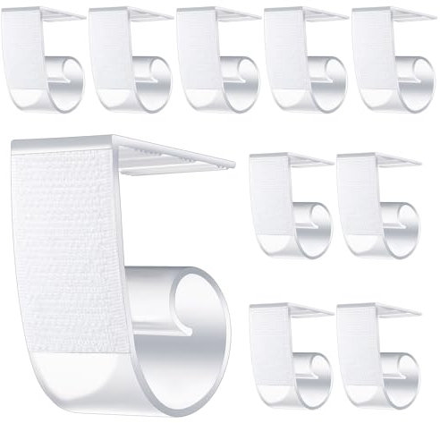10 Pcs Table Skirt Clips Tablecloth Clamps Table Cloth Holder Clips Upgraded Thicker Wider Clear Plastic Table Cloth Hold Clips Tablecloth Cover Clamp For Restaurant Picnics Marquees Weddings Party