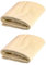 QUALDESN 2 PCS Chamois Leathers For Cars, 30 x 40cm Soft Shammy Leather Cloth for Car, Ultra-Absorbent and Scratch-Free for Car Detailing, Windows, or Motorcycle Cleaning, Reusable and Quick-Dry