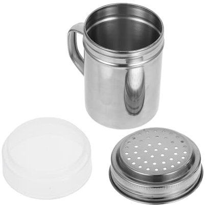 Luxshiny 1pezzi Shaker Inossidabile Per Setaccio Per Per e Condimenti Design e Portatile Facile Usare