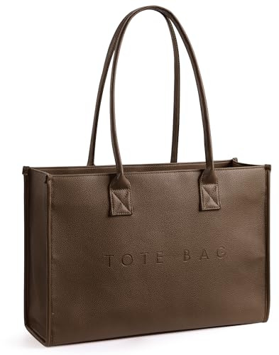 KALIDI Large Handbags for Women Pu Leather Large Tote Bag with Top Handle
