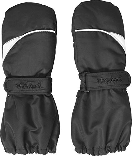 Playshoes Unisex barn vantar, svart, 4-6 år