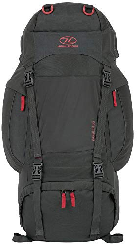 Zaino Rambler Rucksack 66 L - Nero - Highlander, Nero , taglia unica