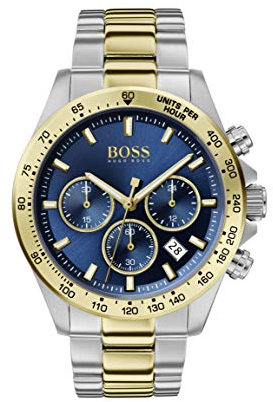 HUGO Hommes Analogique Quartz Montre avec Bracelet en Acier Inoxydable 1513767