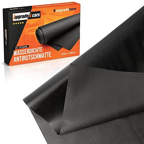 Upgrade4cars wasserdichte Antirutschmatte Universal 120x100cm zuschneidbar rutschfeste Kofferraum Schutzmatte Antirutsch Unterlage Autozubehör Innenraum Geschenke für Frauen Männer