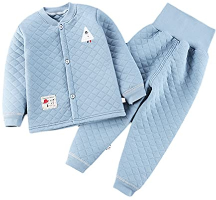 XM-Amigo Ensemble de sous-vêtements Thermiques pour bébé garçon et Enfant – Haut et Bas pour bébé garçon Longs Culottes sous-vêtements Thermiques et Pyjama.60