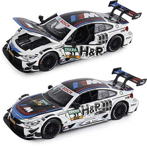 TURBO CHALLENGE - BMW M4 DTM 2017#31 - Fundido a presión - 029075-1/32 - Coche de fricción Retro - Negro - Metal - Juguete para niños - Regalo - Miniatura - A Partir de 4 años