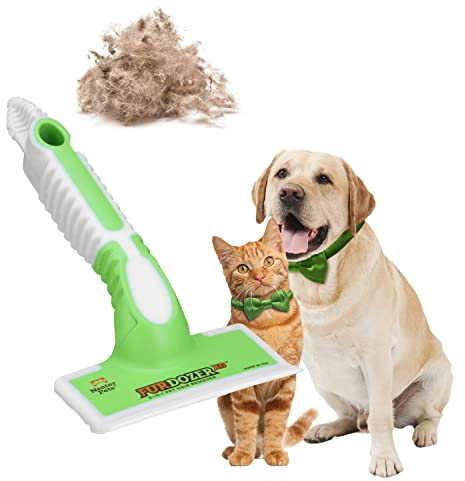 FurDozer X6 6-in-1 Pet Hair Remover & Auto Detailer - Remove Fur, Lint & More from Multiple Surfaces Green