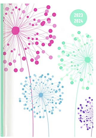 ALPHA EDITION Diario Agenda Scuola Collegetimer 2023/2024, Giornaliera, 15x21 cm, Blowballs, 352 Pagine