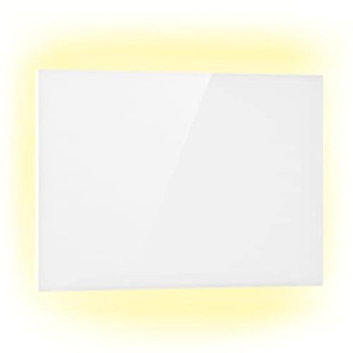 Klarstein 2-in-1 Infrarotheizung & Konvektor, Infrarotheizung mit Thermostat 700W, IP44-Infrarotheizung zur Wandmontage mit App-Steuerung, Erkennung offener Fenster, Hybridheizung Elektrisch