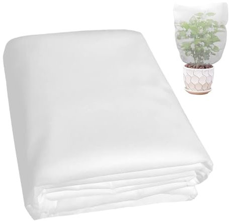 Manta anticongelante – Tejido anticongelante para jardín, funda anticongelante gruesa | funda protectora contra el gel ligera y cortable, tela no tejida para una manta grande en clima frío