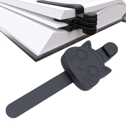 Segnalibri magnetici a forma di gatto, graziosa clip laterale, segnalibro con motivo animali, adatto per giovani, insegnanti, amanti della lettura, romanzi, fumetti, libri di cucina e documenti