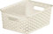 Curver 03610-885-00 Dekorativer Korb My Style S, 4 L, Creme