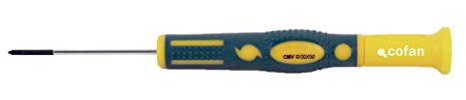 Cofan Tournevis Phillips | Outil de précision | Dimensions de PH 00 jusqu'à PH 1