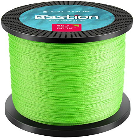 Calamus Bastion Braided Fishing Line, Grass Green, 600 Yds, 65 LB (4 Strands)