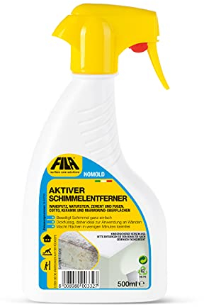 FILA Surface Care Solutions, NO MOLD, Aktiver Schimmelentferner, der Schimmel Schnell Entfernt und Oberflächen Desinfiziert, Schimmelentferner Bad und Wand, Anti Schimmel Spray, 500ml
