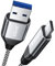 USB-C zu USB-A 3.2 Gen 2 Kabel 10Gbps Datenübertragung, Superschnelles USB-C-Datenkabel, 3.1A Typ-C-Schnellladekabel, für Samsung Galaxy S22/S21/S20/Note 20, PS5-Controller, Typ-C-Ladegerät - 1,8m