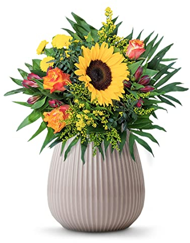 Flora Trans Blumenstrauss - Blumenversand 1-2 WERKTAGE - mit Grußkarte - Frischblumen vom Floristen - Blumen bester Qualität - Blumengeschenk Lebenslust