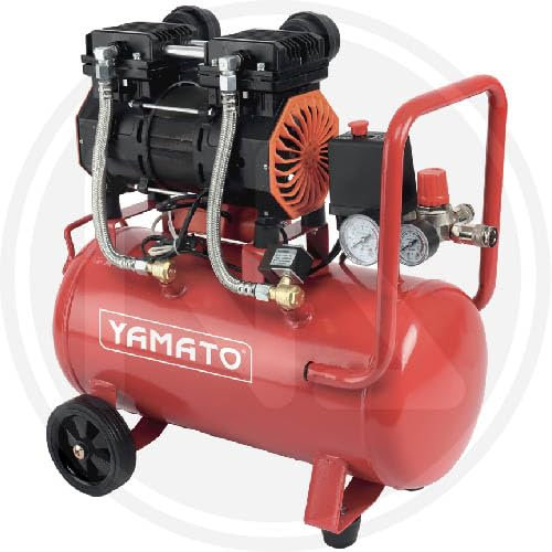 COMPRESSORE OILLESS 24 LT 1 HP SILENZIATO - YAMATO