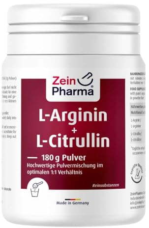 L-Arginin + L-Citrullin 180 g Pulver 180 g