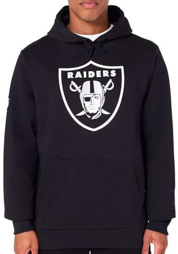 New Era Las Vegas Raiders NFL Team Logo Hoody Schwarz Kapuzenpullover - XL