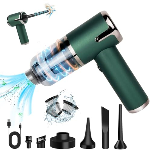 TENGWUDZ Handstaubsauger Kabellos Mini Autostaubsauger Auto, 7000Pa Handstaubsauger Akku 4 in 1 Tragbarer Wiederaufladbarer Autostaubsauger, Staubsauger für den Auto, Haus, Küche, Tierhaarebsauger