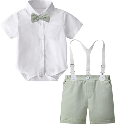 mintgreen Ensemble Bébé Garçon Mariage Costumes Enfant Gris Foncé 3–6 Mois