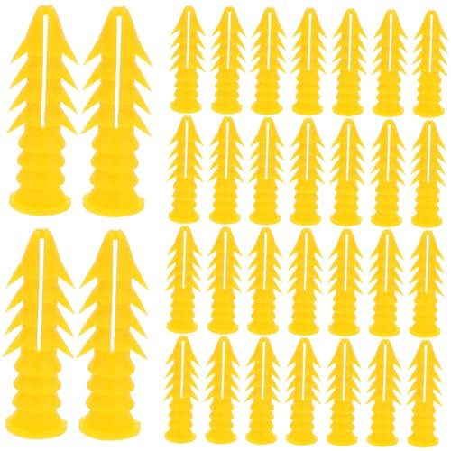 EXCEART 100pezzi e Autofilettanti Per Cartongesso Kit Ad Espansione in Plastica Per Pareti in Per Appendere Utilizzabili Non Incluse Per Resistenza e Supporto