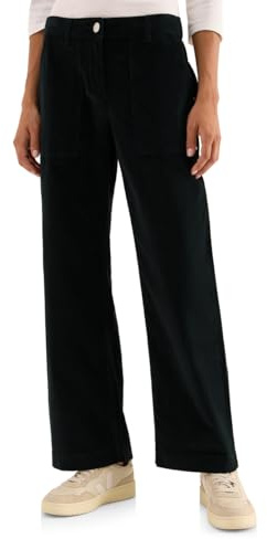 Cecil 3716857 Pantalon en Velours côtelé à Jambes Larges, Encre Verte, 33W / 28L Femmes