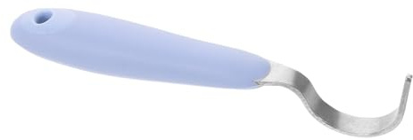 ifundom Raschietto per Zoccoli per Cavalli in Metallo con Impugnatura Ergonomica Antiscivolo, Strumento Professionale per Toelettatura Equina, Pulizia Stalle e Scuderie con Foro