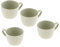 Tubayia Juego de 4 tazas de melamina para café, para fiestas, camping, pícnic (verde claro)