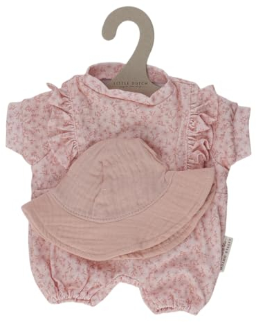 Little Dutch 4582 Puppenbekleidung 2-teiliges Set für Babypuppen von 33-36 cm - rosa