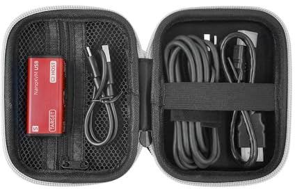 youyeetoo Sipeed NanoKVM-USB, KVM USB 4K, pour gestion des périphériques sans tête, pour serveur/SBC, facile à utiliser et à entretenir, outil de collaboration multi-appareils (Tool Kit Package, rouge