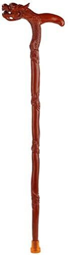 Sticks de Marche en Bois béchons bâtons de Marche en Bois, béquille de séquoia, bâton de Vieil Homme, Robinet de Marche Non Glissant pour Les Personnes âgées, aînés et Handicap…