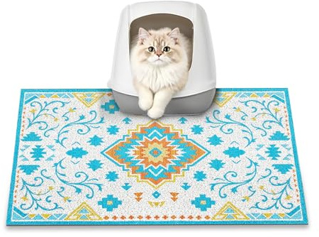 YOSEPATI Tappetino per Lettiera Gatto, 60 x 40 cm Tappeto Lettiera Gatti