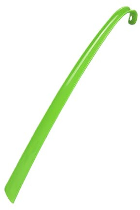 Skohorn - 40 cm (16,7 tum) verktyg | ABS-handtag - Långt skohorn - Flexibel och lättanvänd hjälpare med krokdesign som förhindrar att hälen böjs och skrynklas för pe