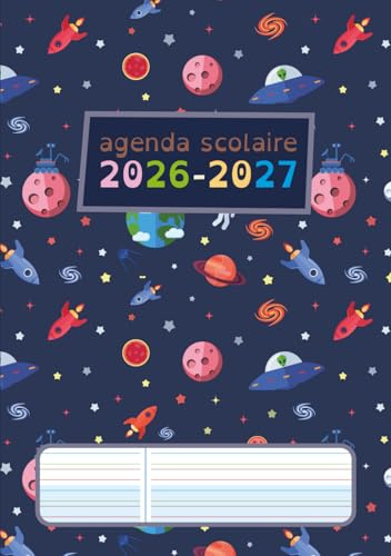 Agenda Scolaire DYS 2026-2027: Format A5 | Dyspraxie, Dysgraphie, Dyslexie | Méthode 4 Lignes Colorées (Terre Herbe Ciel Feu) | 1 Jour par Page Sans Surcharge Visuelle | Enfant Primaire Collège