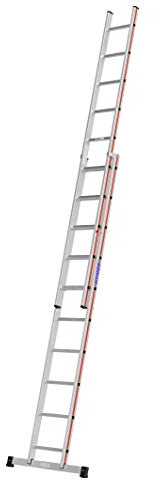 Hymer 404620 Schiebeleiter zweiteilig, 2x10 Sprossen