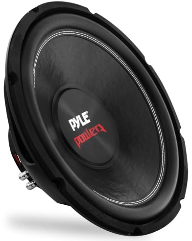 Pyle Subwoofer Auto 38 cm, Cassa Subwoofer 2000 W, Altoparlanti e Casse Audio, Speaker per Veicoli, Cono Carta, Bobina Doppia 4 Ohm, Nero