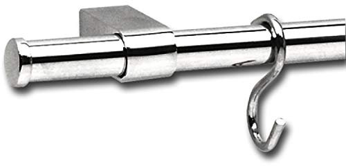 Grimme Relingrohr-Set, Länge 596 mm, Stahl Edelstahl Effekt, 1 Stück,08 1733 17.25