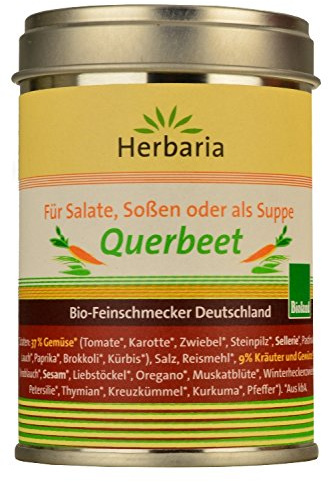 Herbaria Gemüsebrühe Querbeet für Salate, Saucen & Suppen (90 g) - Bio