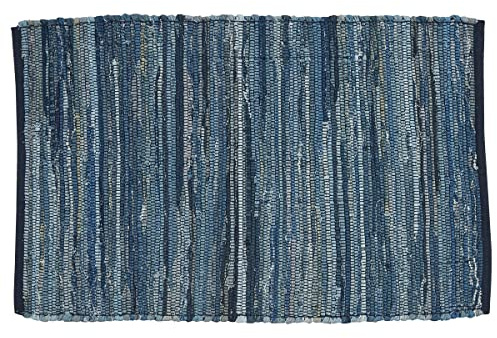 Park Designs Indigo Indoor Chindi Rag Rug 2X3