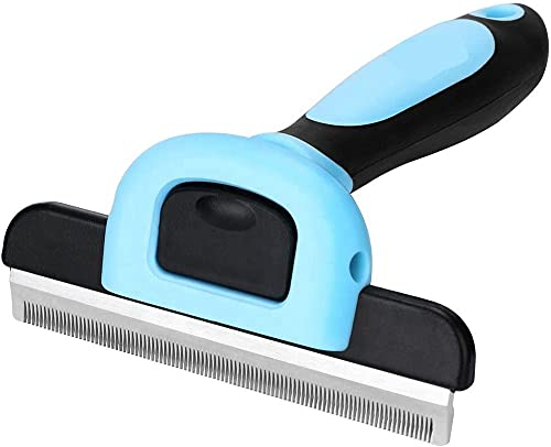 SMAAN Deshedding Tool for Dogs & Cats, Pet Grooming Brush for Short, Medium & Long Hair, Reduces Shedding by Up to 95%