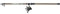 Mitchell Tanager Camo II Light/Strong Spinnkombination | Carbonrute & vorgespulte Rolle | Süßwasserangeln auf Hecht, Barsch, Forelle | Anfänger bis Fortgeschrittene | Green Camo, 3,5m | 50-50g