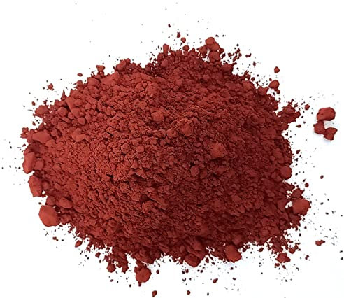CRIGEMA - Pigmentpulver - Pompei-Rot - 50 g - 100% rein - Ölfarbe, Tempera, Encausto, Fresko (Pompeirot)