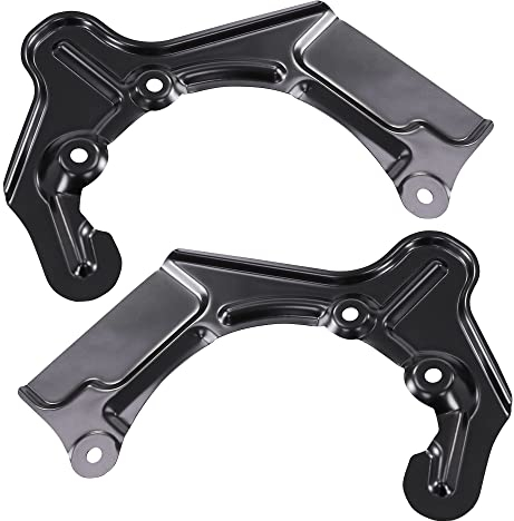 ATEC Germany 2x Placa de anclaje delantera izquierda y derecha Protección antisalpicaduras para disco de freno Compatible con SEAT AROSA (6H1), VW LUPO I (6X1, 6E1), POLO (6N2), POLO III (6N1)