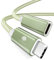 CONMDEX USB C Verlängerungskabel Stecker auf Buchse Kabel USB 3.2 Datenladekabel 10Gbp,20V5A/100W Unterstützung 4K Video/Audio Verlängerungskabel Kompatibel mit M1 M2 MacBok,Galaxy S23/22,Pad Pro Grün