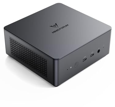 MINISFORUM Venus UM790 Pro Mini PC AMD Ryzen 9 7940HS up to 5.2 GHz 64 GB DDR5 1TB SSD with AMD Radeon 780M, 4x USB3.2, 2x USB4, 2xHDMI 2.1, 2x PCIe4.0, Wi-Fi 6E/BT5.3, RJ45 2.5 G