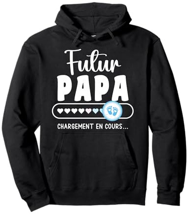 Futur Papa 2025 En Cours Annonce Grossesse Futur Papa Sweat à Capuche